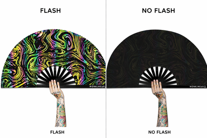 XL Festival Fan - Flash Reflective, Swirl