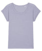 Organic Slub Rolled Sleeve T-shirt Womens