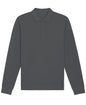 Organic Colours Long Sleeve Polo: Unisex
