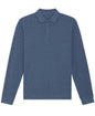Organic Colours Long Sleeve Polo: Unisex