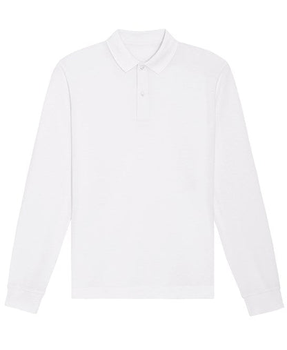 Organic Colours Long Sleeve Polo: Unisex
