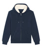 Organic Sherpa Zipped Hooded Sweatshirt: Unisex