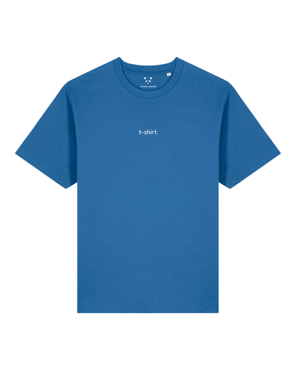 simple. t-shirt. mindful-blue.