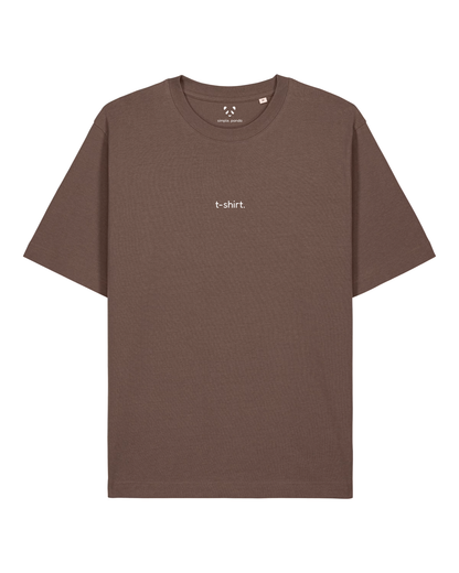 simple. t-shirt. mocha.
