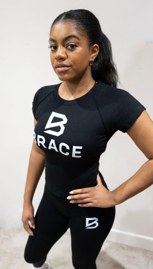 Raglan Sleeve Crop Top - Women's Gym Crop Top | BRACE