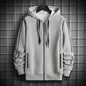 Trendy Stripe Hooded Sweater Jacket