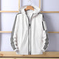 Trendy Casual Hooded Windbreaker Rainproof Sport Jacket