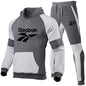 Trendy Unisex Printed Hoodie Sports Tracksuit Set