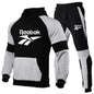 Trendy Unisex Printed Hoodie Sports Tracksuit Set