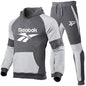Trendy Unisex Printed Hoodie Sports Tracksuit Set