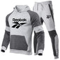 Trendy Unisex Printed Hoodie Sports Tracksuit Set