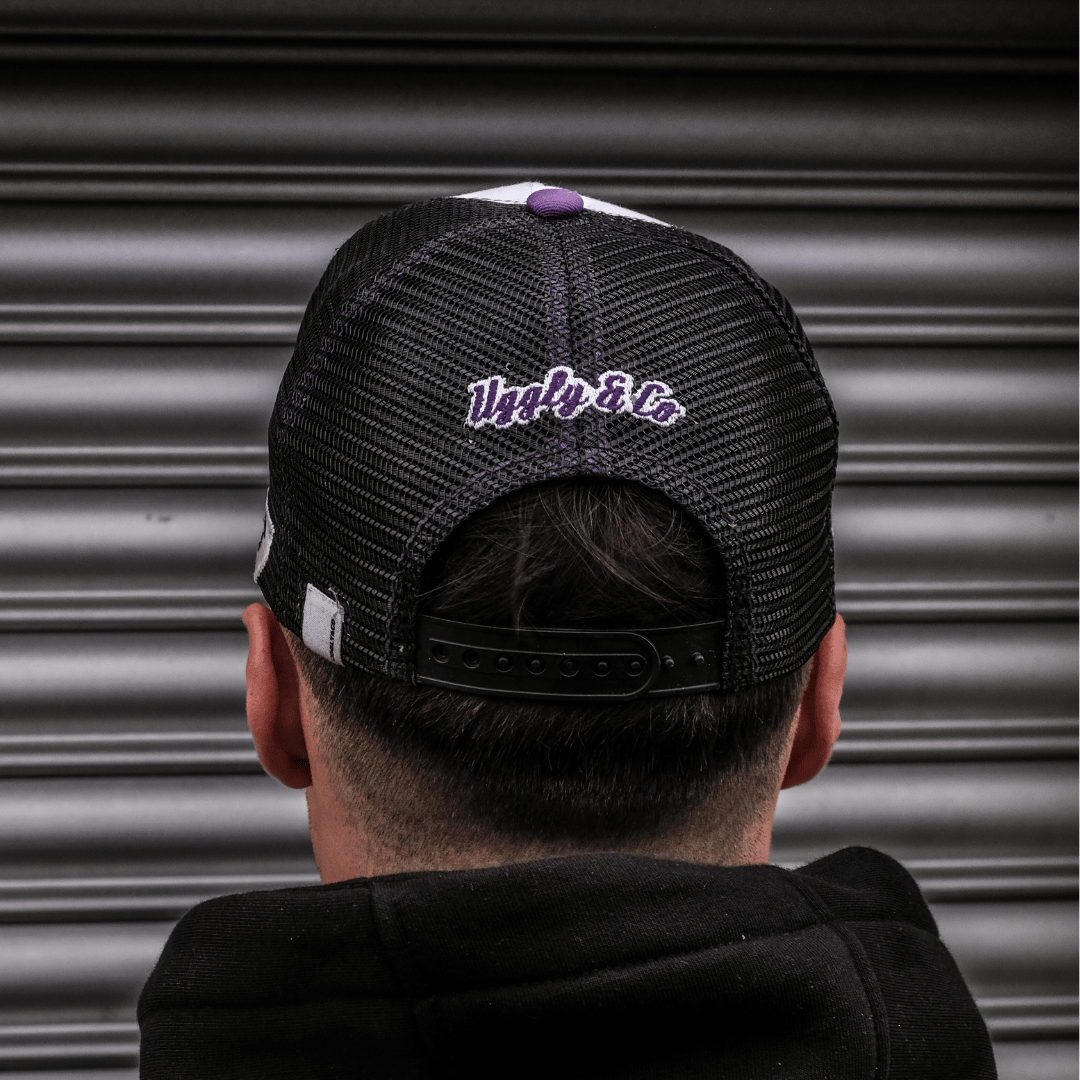 Purple Diamond Trucker Hat x JDM Racing
