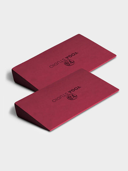 Yoga Studio EVA Foam Wedges Twin Pack Pair