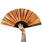 Unicorn Dreams Iridescent Festival Fan (XL Rave Fan UK)