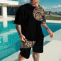 Unique Printed T-Shirt Suit For Men