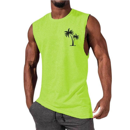 Unique Summer Beach Sleeveless Fitness T-Shirt