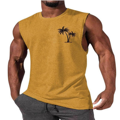 Unique Summer Beach Sleeveless Fitness T-Shirt