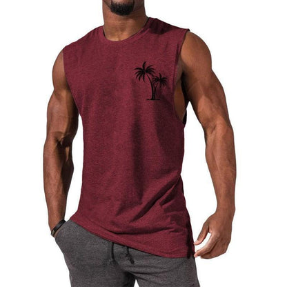 Unique Summer Beach Sleeveless Fitness T-Shirt