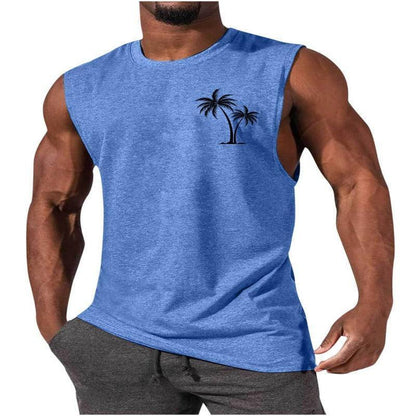 Unique Summer Beach Sleeveless Fitness T-Shirt