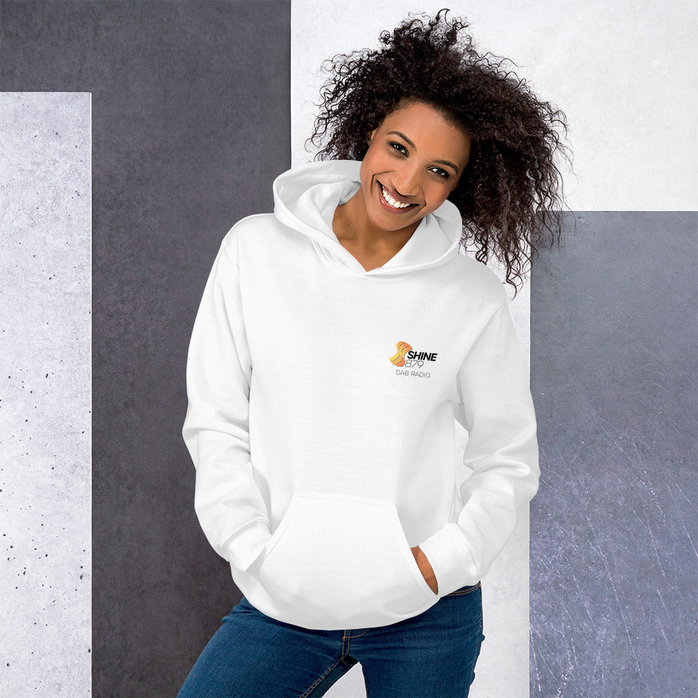 Shine DAB Unisex Hoodie - White