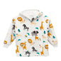 Unisex Safari and Sloth Hoodie Blanket for Infants 0-2 Years Ultra Soft Cozy Wearable Blanket with Spacious Pocket for Boys and Girls by Daisy Dreamer