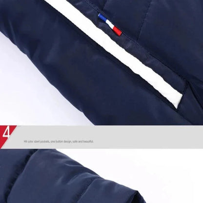 Unisex Padded Detachable Hoodie Winter Jacket