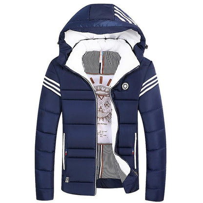 Unisex Padded Detachable Hoodie Winter Jacket