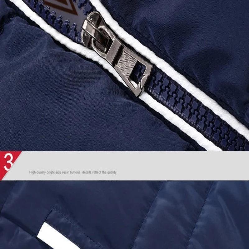 Unisex Padded Detachable Hoodie Winter Jacket
