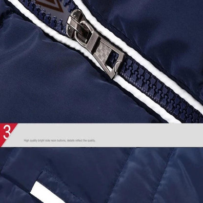 Unisex Padded Detachable Hoodie Winter Jacket