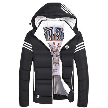 Unisex Padded Detachable Hoodie Winter Jacket