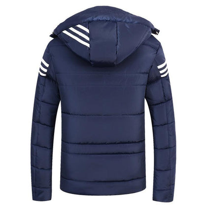 Unisex Padded Detachable Hoodie Winter Jacket