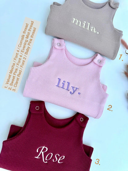 Sweet Pink Dungarees