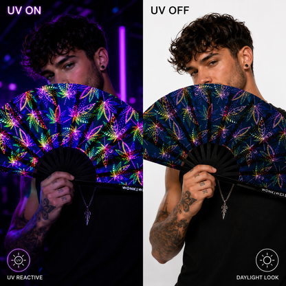 XL Festival Fan - UV Reactive, Mary Jane