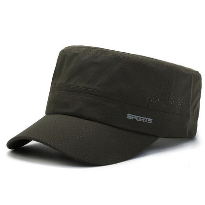 Mens Cap Army Hat Cadet Castro Military Patrol Baseball Autumn Hat Adjustable UK