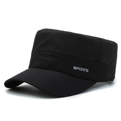 Mens Cap Army Hat Cadet Castro Military Patrol Baseball Autumn Hat Adjustable UK