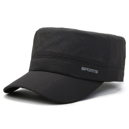 Mens Cap Army Hat Cadet Castro Military Patrol Baseball Autumn Hat Adjustable UK