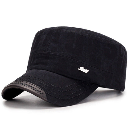 Mens Cap Army Hat Cadet Castro Military Patrol Baseball Autumn Hat Adjustable UK
