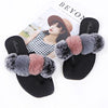 New arrival luxury plush fashion trend faux fur slides for women 2022 fur slippers