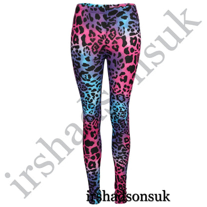 KIDS GIRLS NEW SEASON COMIC BOOK GRAFITTI FLORAL FASHION LEGGING SIZE 2-13YEARS