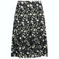Women ladies Summer Floral Print Skirt Elasticated Waist Size 10-24 length 27"