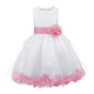 Lace Flower Girl Princess Dress Wedding Pageant Bridesmaid Formal Kid Dresses UK
