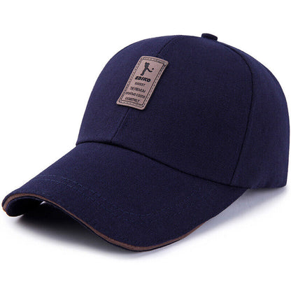 Baseball Caps Hat Mens Women Black sports Cap Adjustable Casual Summer Hats ~