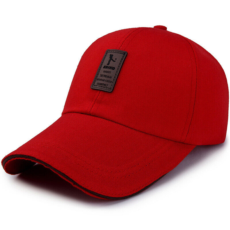 Baseball Caps Hat Mens Women Black sports Cap Adjustable Casual Summer Hats ~