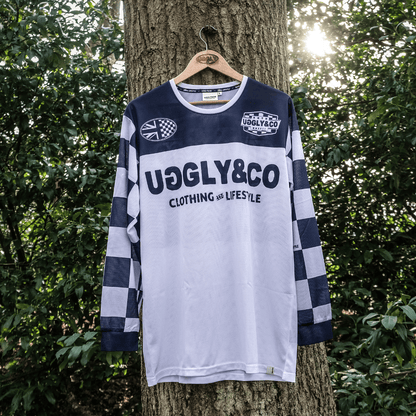 Chequered Vintage Motocross Jersey