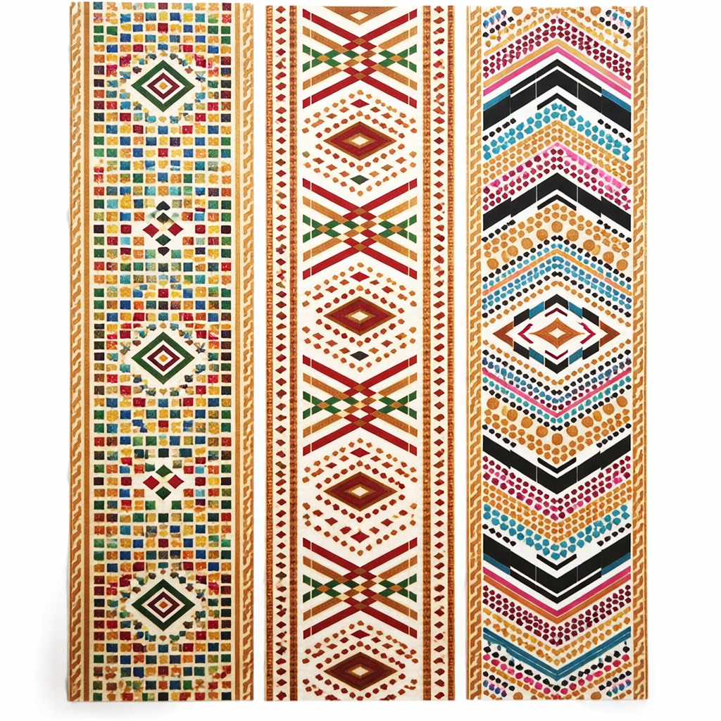 Vipassana Temporary Tattoos – Metallic Gold & Multicolour | Mindful Festival Face & Body Art