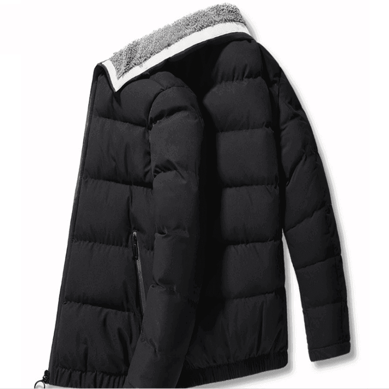 Warm Fleeced Collar Padded Jacket