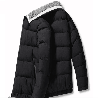 Warm Fleeced Collar Padded Jacket
