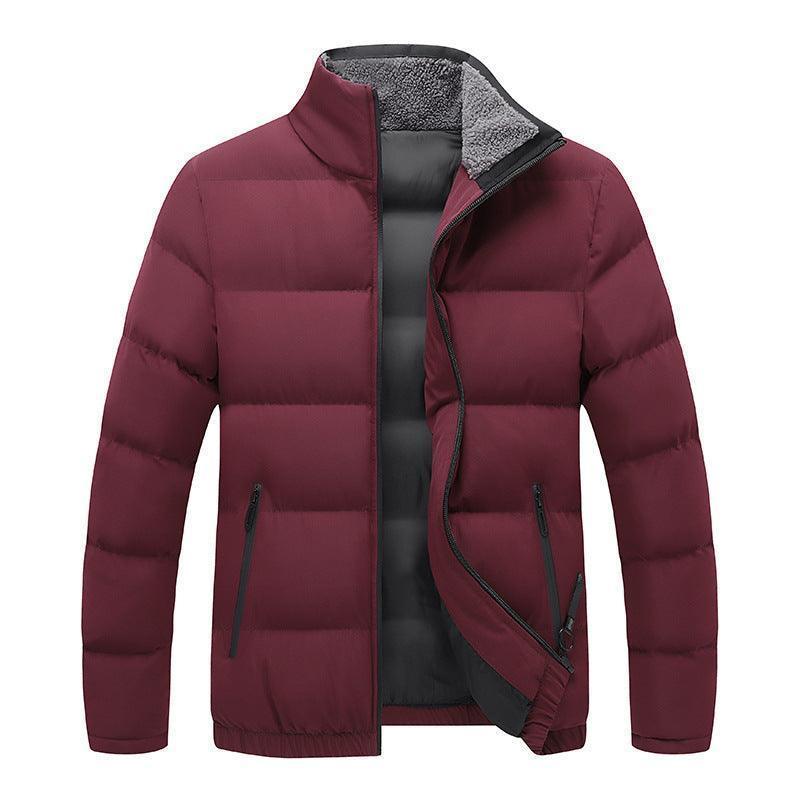 Warm Fleeced Collar Padded Jacket
