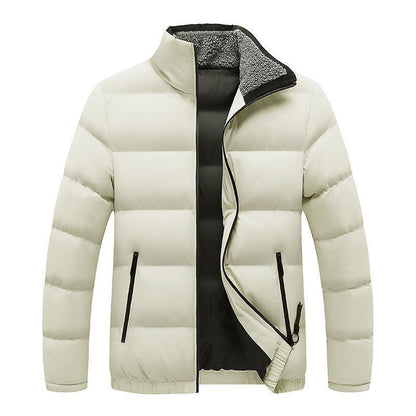 Warm Fleeced Collar Padded Jacket