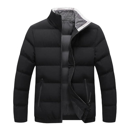 Warm Fleeced Collar Padded Jacket